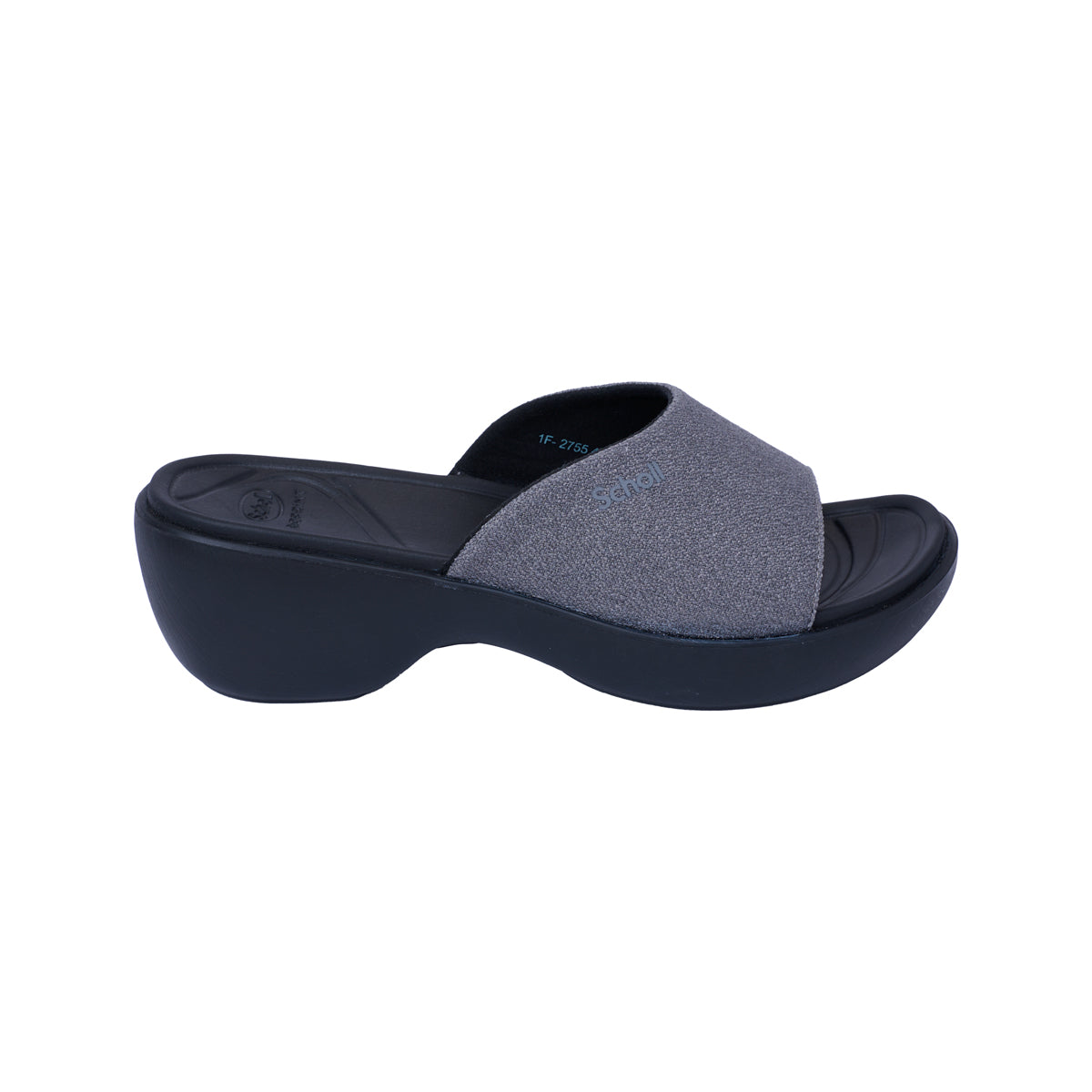 รองเท้าแตะ ผู้หญิง สกอลล์ แบบสวม รุ่น Anna สี Blac