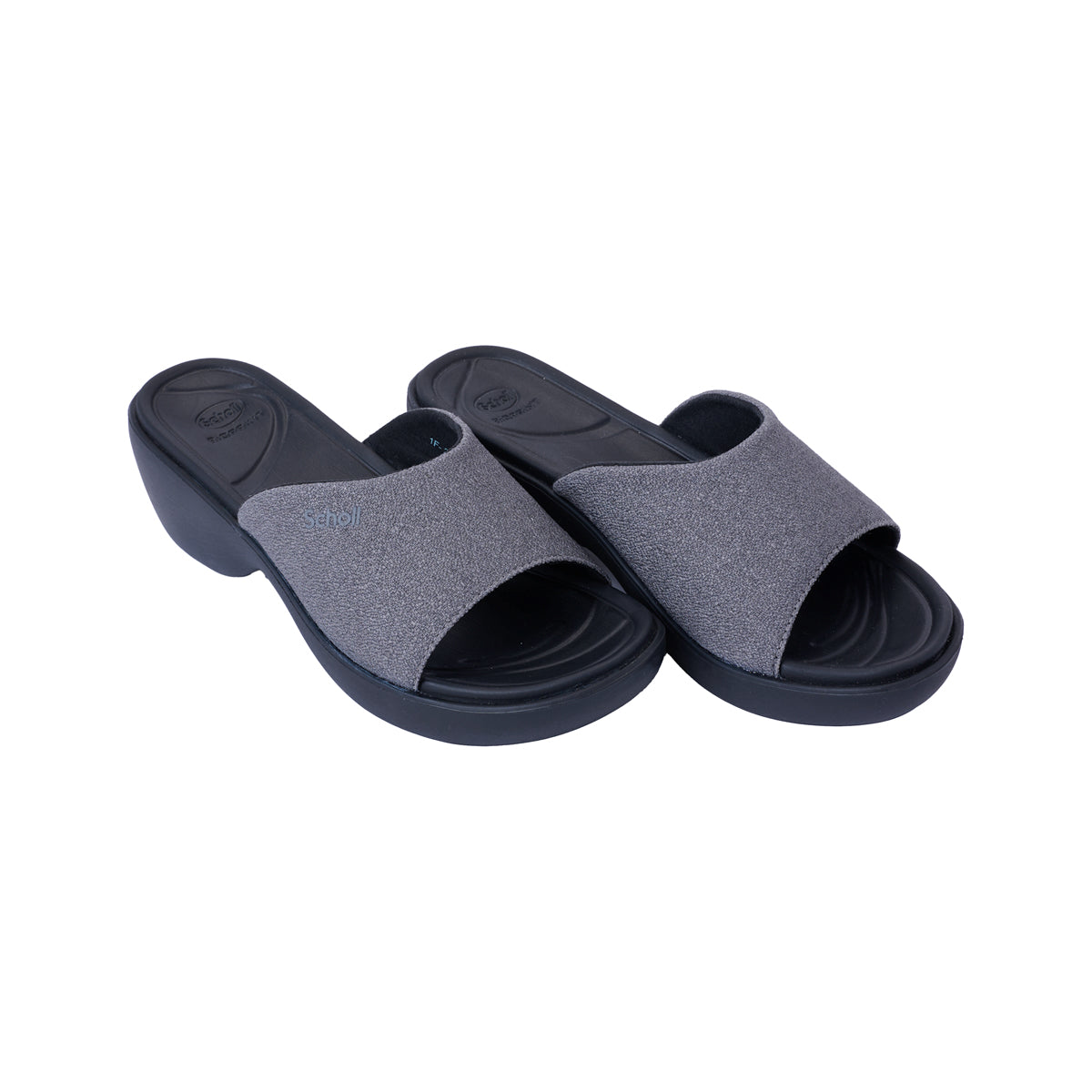 รองเท้าแตะ ผู้หญิง สกอลล์ แบบสวม รุ่น Anna สี Blac