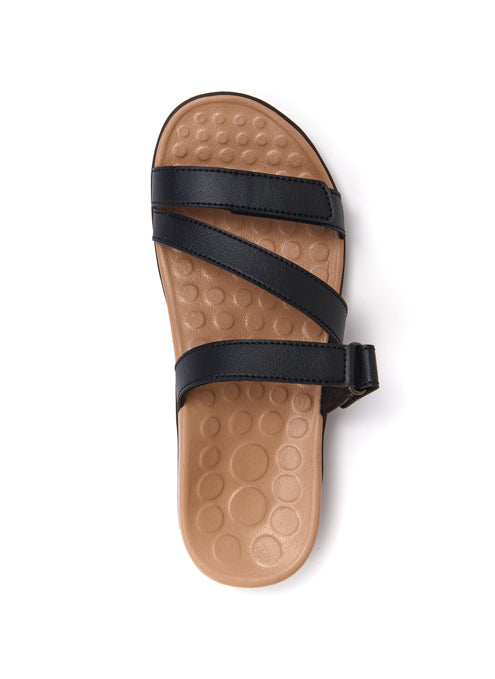 รองเท้าแตะ ผู้หญิง สกอลล์ แบบสวม รุ่น Metha ดำ - Scholl Shoes Thailand