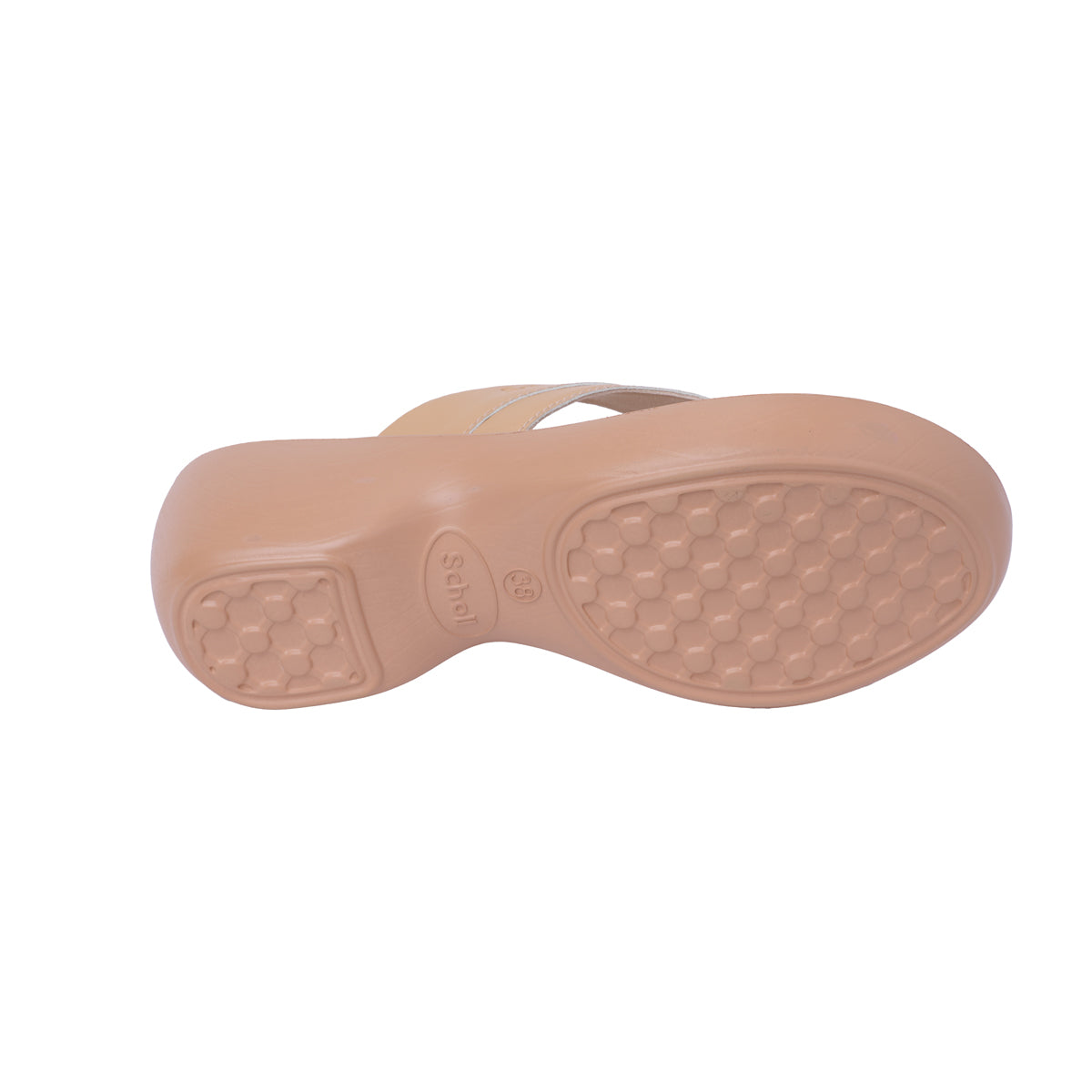 รองเท้าแตะ ผู้หญิง สกอลล์ หูหนีบ รุ่น Freya สี Beige