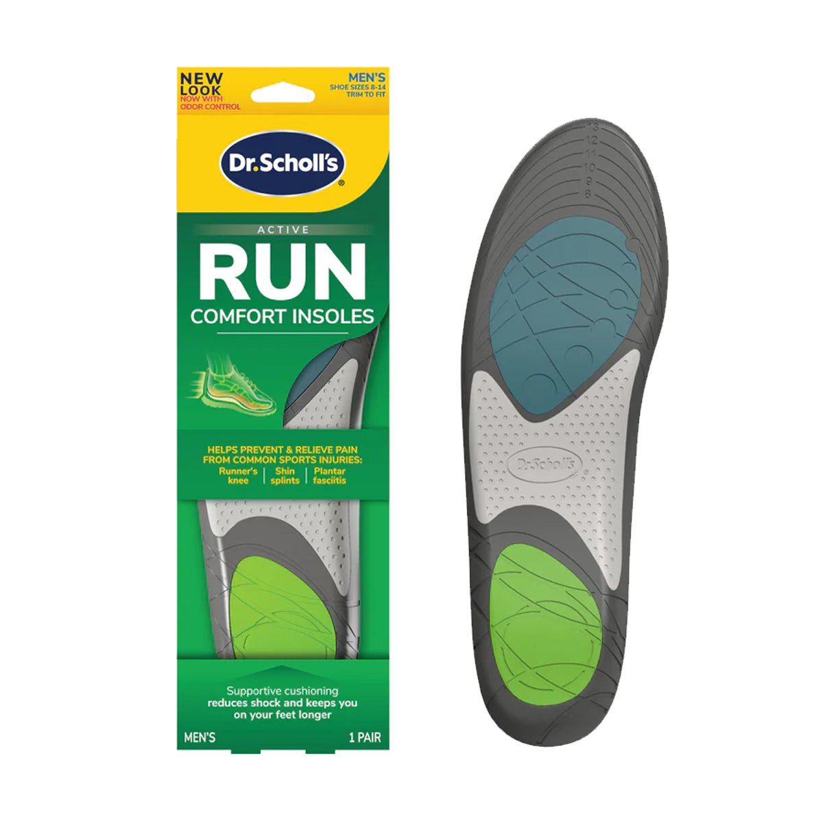 แผ่นรองเท้า สำหรับการวิ่ง Dr.Scholls Active Run Comfort Insoles - Scholl Shoes Thailand