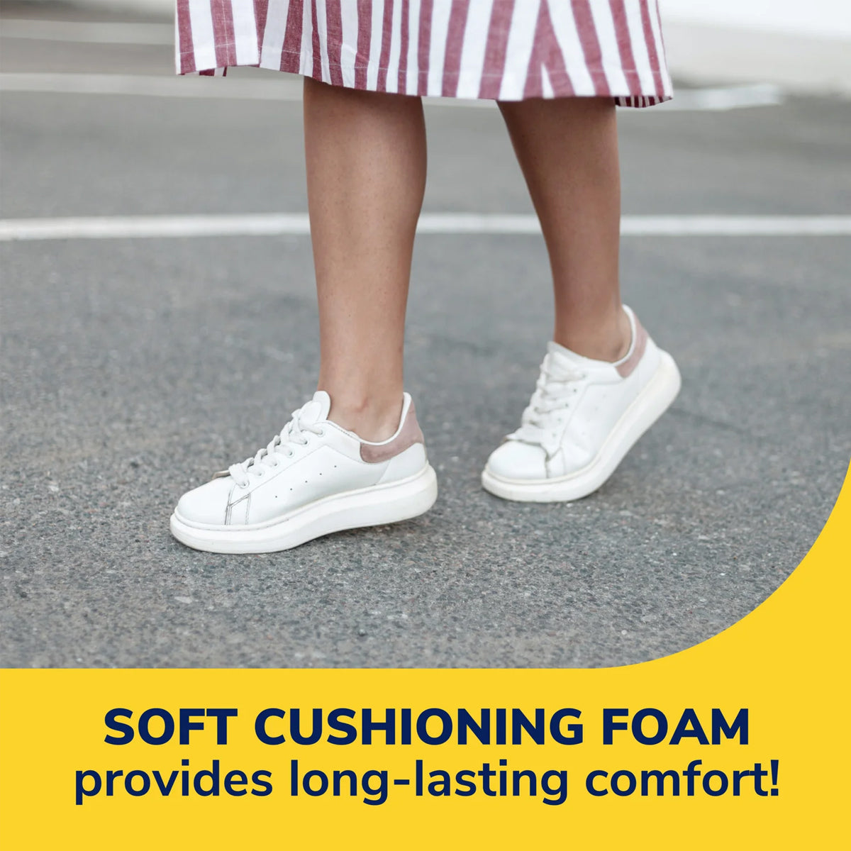 แผ่นรองเท้า สำหรับควบคุมกลิ่นเท้าระหว่างวัน Dr.Scholls Stay Odor-Free & Dry Comfort Insoles With Odor-X® - Scholl Shoes Thailand