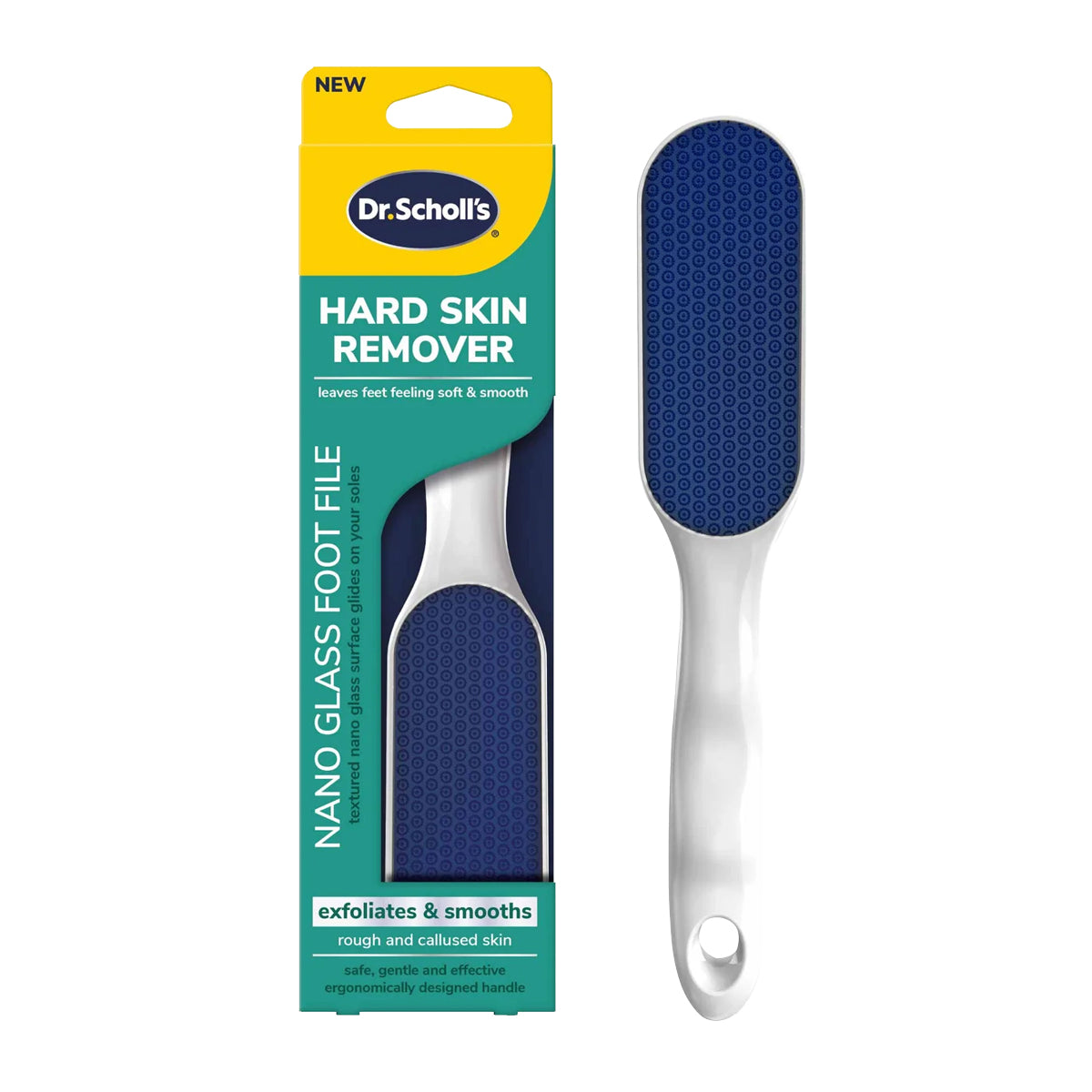 ตะไบขัดฝ่าเท้านาโนกลาส สำหรับฝ่าเท้าแตก Dr. Scholl’s Hard Skin Remover Nano Glass Foot File - Scholl Shoes Thailand