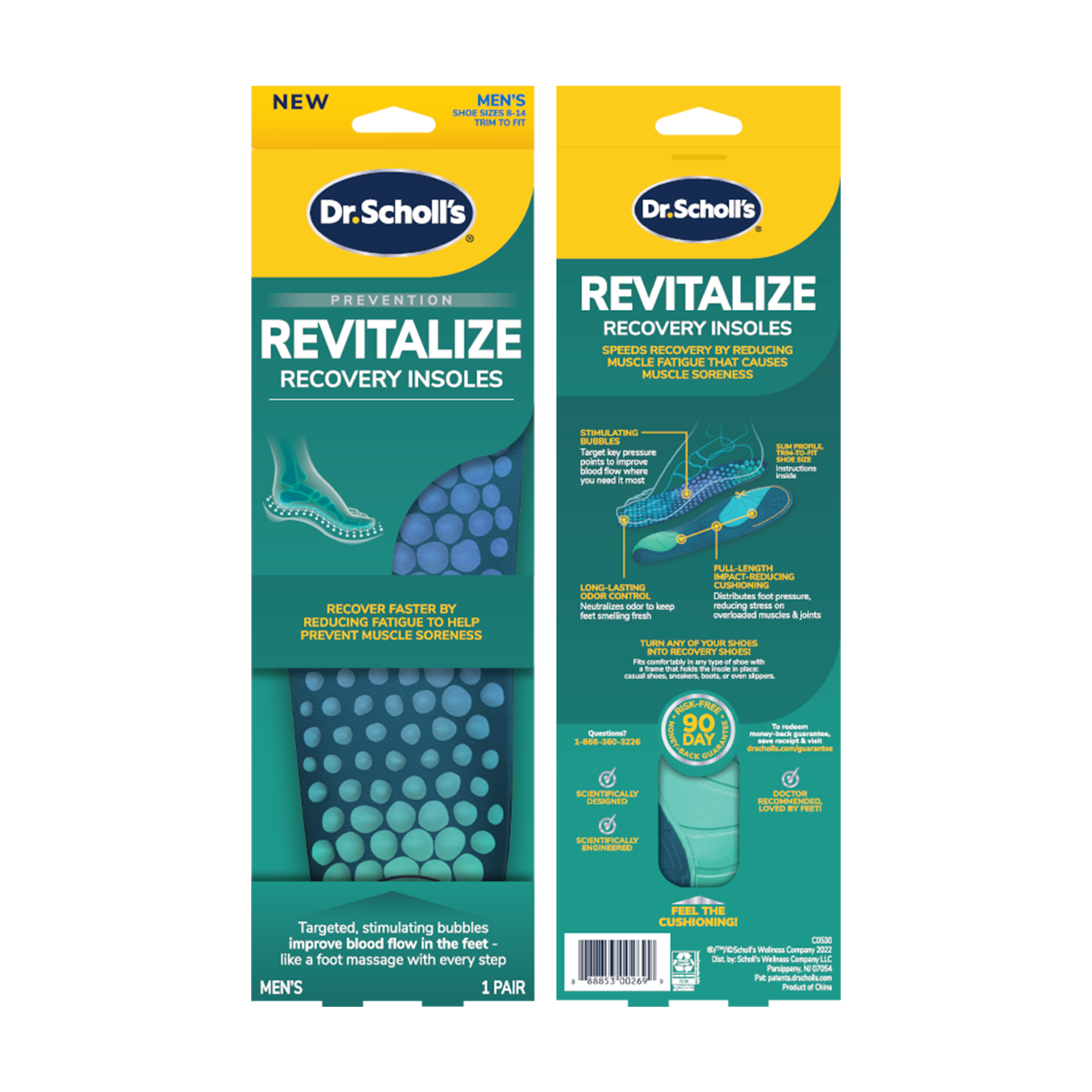 Prevention Revitalize Recovery Insoles