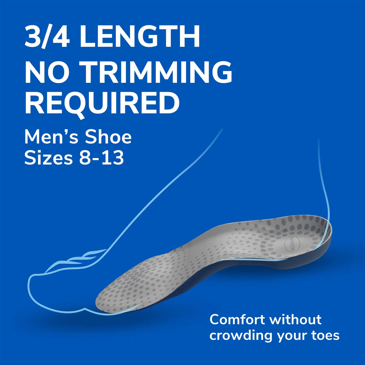 แผ่นรองเท้า สำหรับรองรับแรงกระแทกของปลายฝ่าเท้า อุ้งเท้า และส้นเท้า Dr.Scholls Tri-Comfort Insoles - Scholl Shoes Thailand