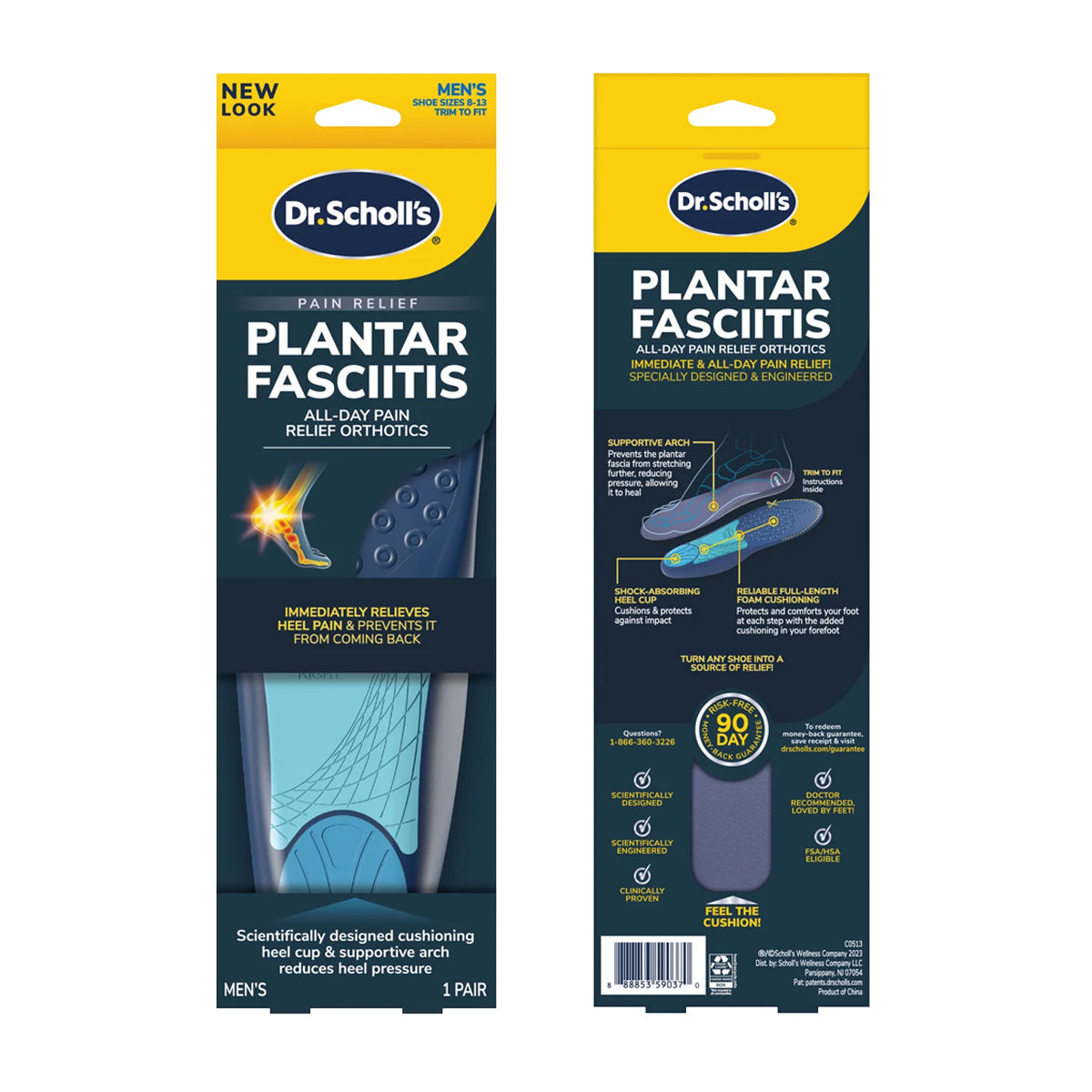 แผ่นรองเท้า สำหรับผู้ที่มีอาการรองช้ำ Dr.Scholls Pain Relief Plantar Fasciitis - Scholl Shoes Thailand