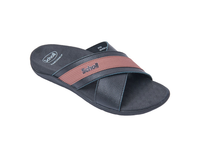 รองเท้าแตะ ผู้ชาย สกอลล์ แบบสวม รุ่น Xavian Brown - Scholl Shoes Thailand