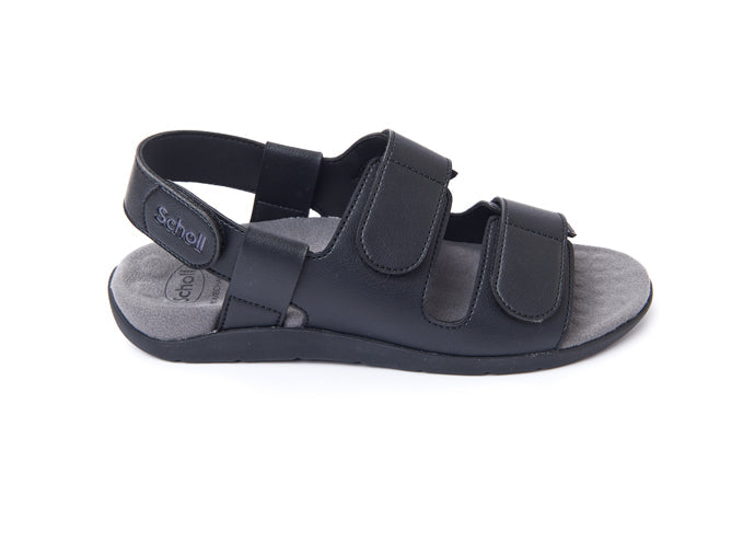 รองเท้าแตะ ผู้ชาย สกอลล์ รัดส้น รุ่น Banjo ดำ - Scholl Shoes Thailand