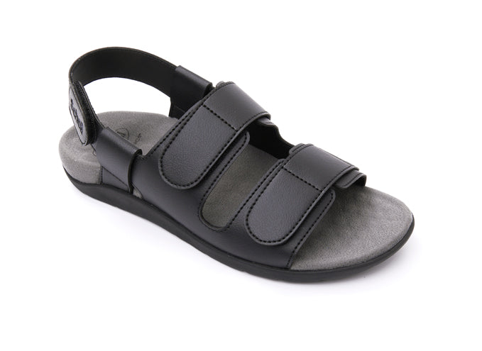รองเท้าแตะ ผู้ชาย สกอลล์ รัดส้น รุ่น Banjo ดำ - Scholl Shoes Thailand