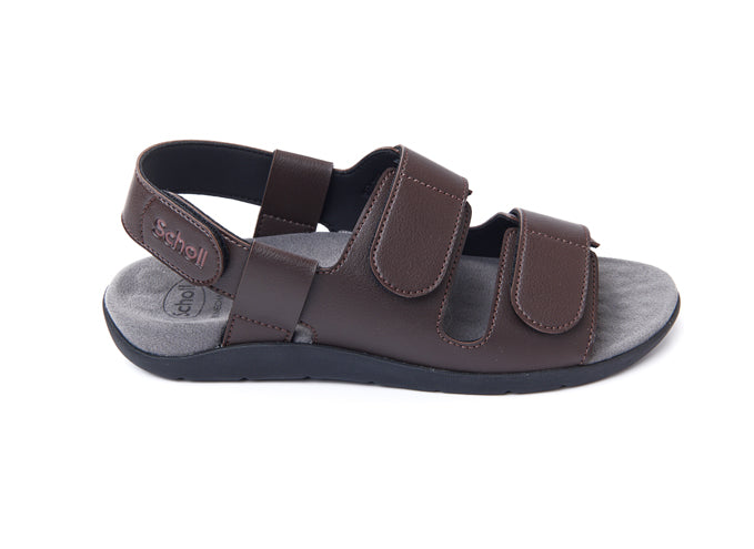 รองเท้าแตะ ผู้ชาย สกอลล์ รัดส้น รุ่น Banjo น้ำตาล - Scholl Shoes Thailand