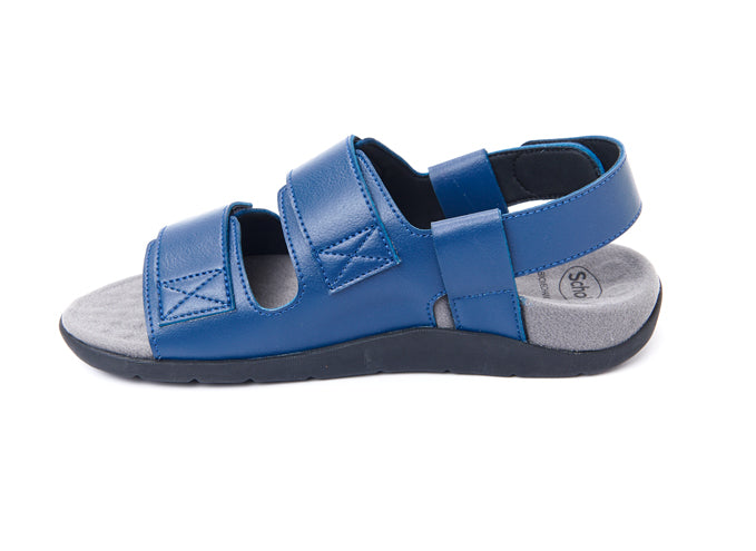 รองเท้าแตะ ผู้ชาย สกอลล์ รัดส้น รุ่น Banjo น้ำเงิน - Scholl Shoes Thailand