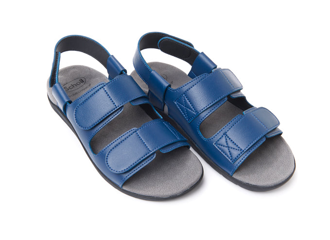 รองเท้าแตะ ผู้ชาย สกอลล์ รัดส้น รุ่น Banjo น้ำเงิน - Scholl Shoes Thailand