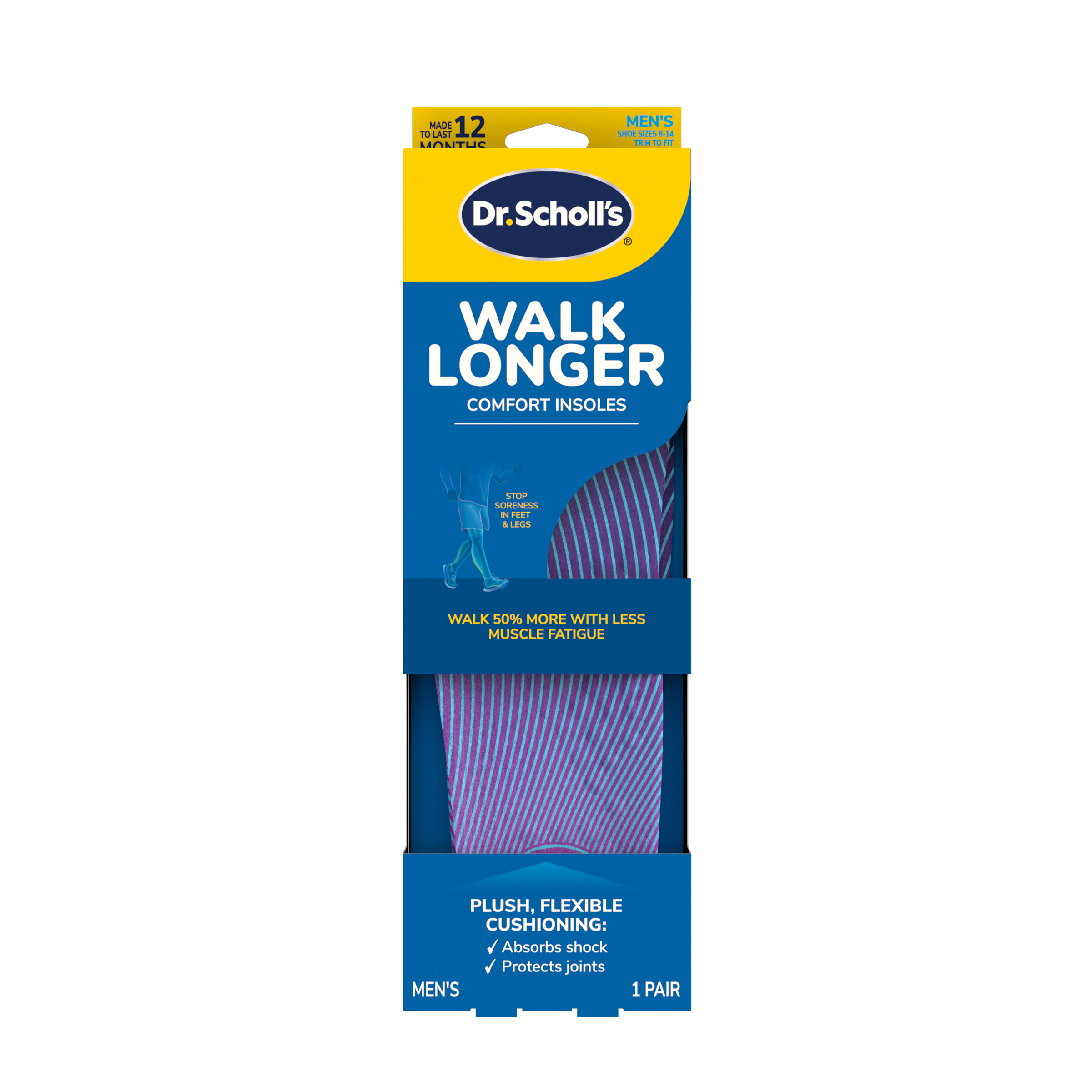 Scholl Shoes Thailand | Comfort Walk Longer Comfort Insoles