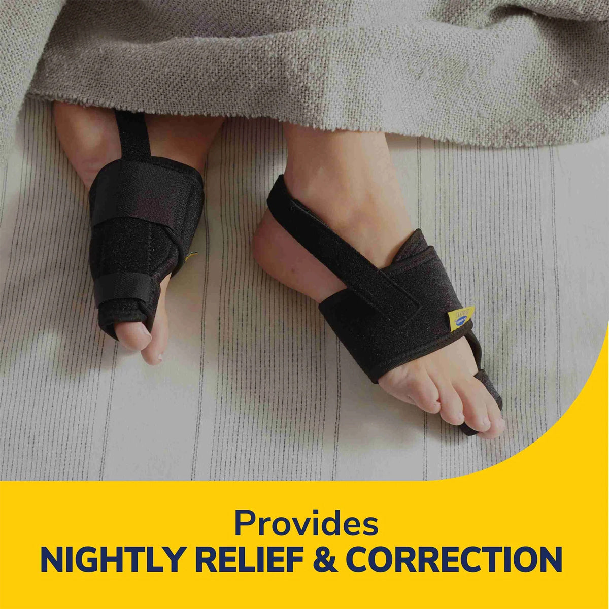 แผ่นเจลแบบปรับได้ สำหรับผู้ที่มีภาวะนิ้วหัวแม่เท้าเอียง Dr.Scholl's Bunion Relief and Toe Corrector Massaging Gel Splint