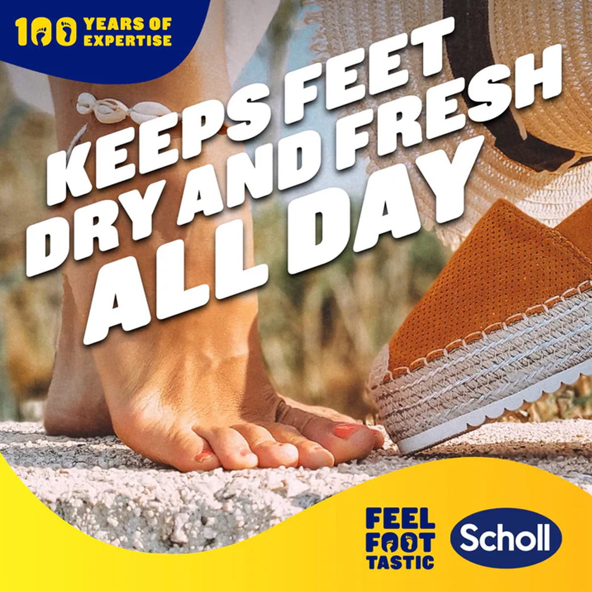 สเปรย์ระงับกลิ่นเท้า สกอลล์ Scholl Fresh Step Anti-Perspirant Foot Spray