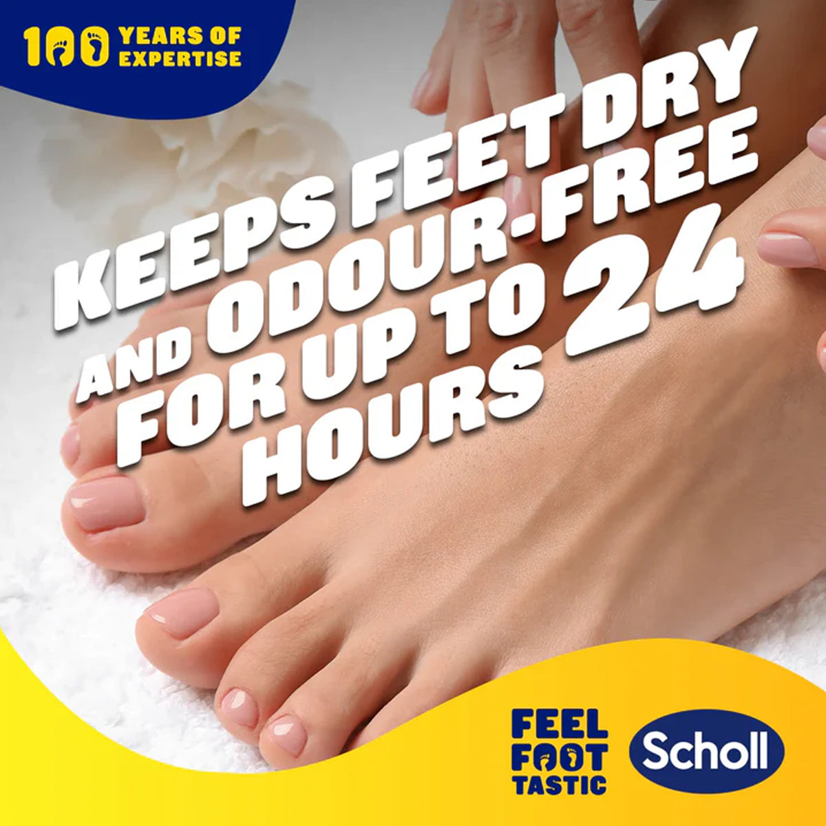 สเปรย์ระงับกลิ่นเท้า สกอลล์ Scholl Fresh Step Anti-Perspirant Foot Spray