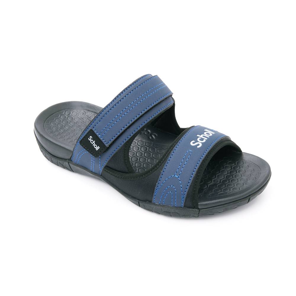 Black Chappals Scholl Slippers Mens Scholl Orthaheel Men's John