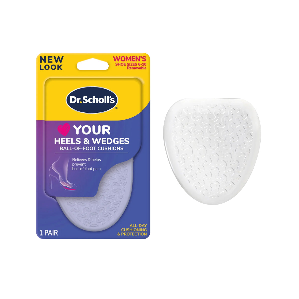 แผ่นรองเท้า สำหรับรองเท้าส้นสูง Dr.Scholl's Your Heels & Wedges Ball-of-Foot Cushions Women