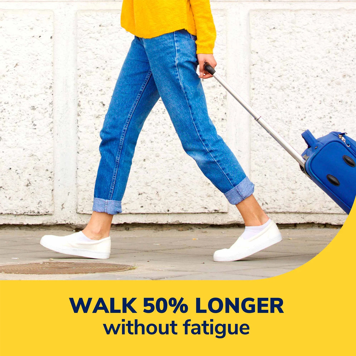 แผ่นรองเท้า สำหรับลดปวดขณะเดิน Dr.Scholl's Comfort Walk Longer Comfort Insoles