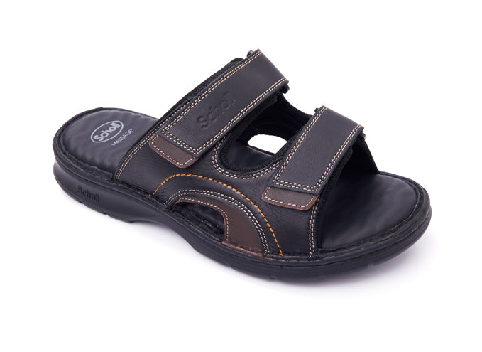 รองเท้าแตะ ผู้ชาย สกอลล์ แบบสวม รุ่น Iowa สีดำ - Scholl Shoes Thailand