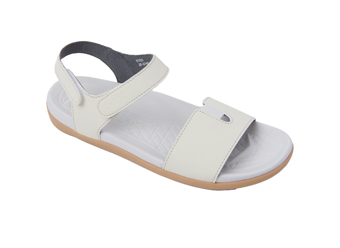 Women's sandals, scalloped heel, Lilian model - Main Image