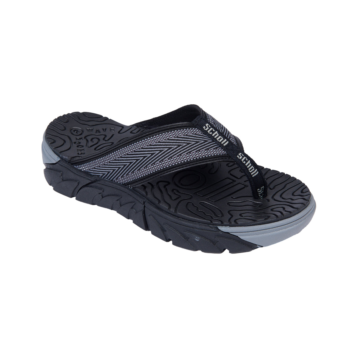 รองเท้าแตะ Unisex สกอลล์ หูหนีบ รุ่น Brazillian V สีเทา - Scholl Shoes Thailand