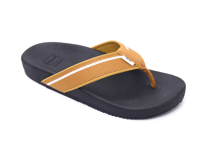 รองเท้าแตะ Unisex สกอลล์ หูหนีบ รุ่น River สีมัสตาร์ด - Scholl Shoes Thailand