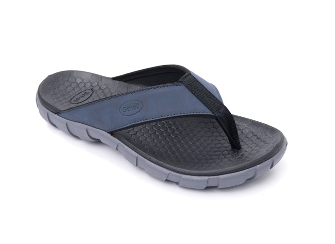 รองเท้าแตะ Unisex สกอลล์ หูหนีบ รุ่น Jaxon น้ำเงิน - Scholl Shoes Thailand