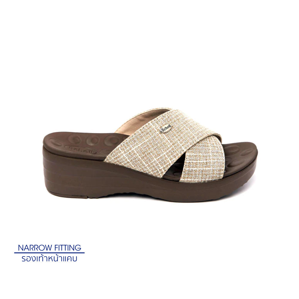 รองเท้าแตะ ผู้หญิง สกอลล์ แบบสวม รุ่น Amorena สีทราย - Scholl Shoes Thailand