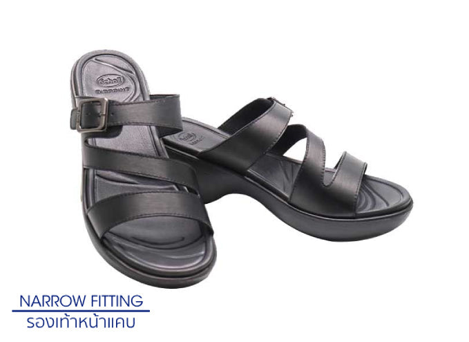 รองเท้าแตะ ผู้หญิง สกอลล์ แบบสวม รุ่น Rita สีดำ - Scholl Shoes Thailand
